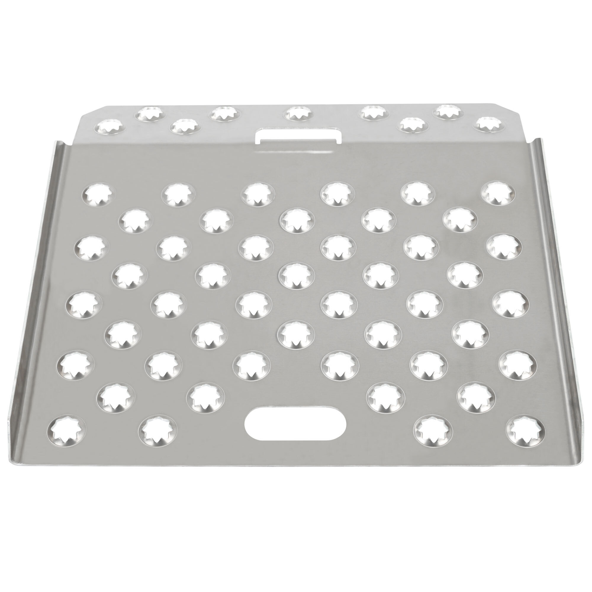Guardian, 20in. x 20in. High Traction Aluminum Curb Ramp, Max. Ramp Length 20 in, Surface Width 20 in, Total Capacity 750 lb, Model# CR-01-20-20-P-TS4